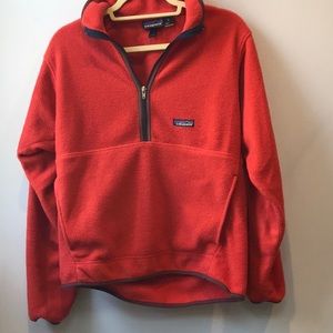 Red Patagonia Synchella Quarter Zip